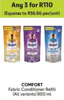 Makro Comfort Fabric Conditioner Refill offer