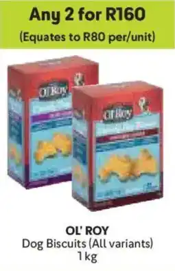 Makro Ol'Roy Dog Biscuits offer