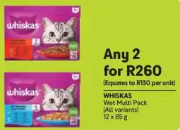 Makro Whiskas Wet Multi Pack offer