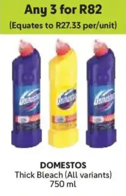 Makro Domestos Thick Bleach offer