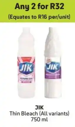Makro Jik Thin Bleach offer