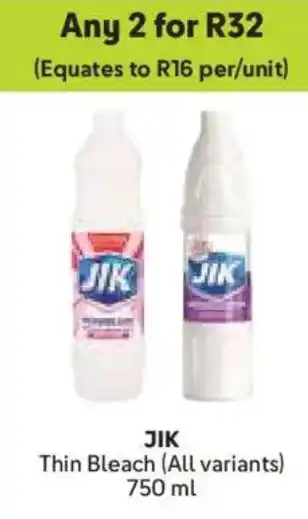 Makro Jik Thin Bleach offer