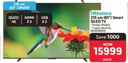 Makro Hisense 215 cm 85" Smart QLED TV offer