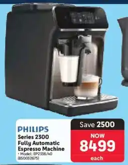 Makro Philips Series 2300 Fully Automatic Espresso Machine offer