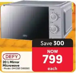 Makro Defy Mirror Microwave offer