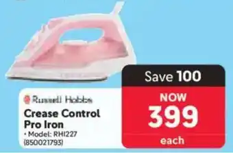 Makro Russell Hobbs Crease Control Pro Iron offer