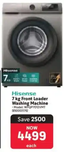 Makro Hisense Front Loader Washing Machine offer