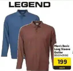 Makro Legend Men's Basic Long Sleeve Golfer offer