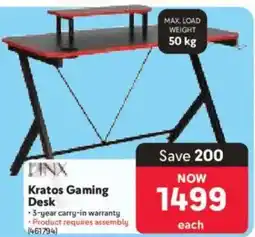 Makro Linx Kratos Gaming Desk offer