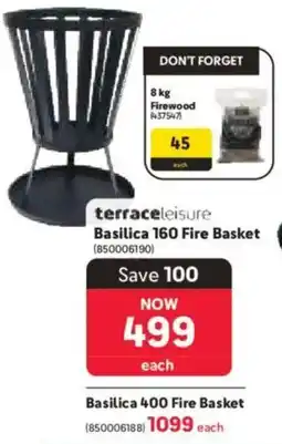 Makro Terrace Leisure Basilica 160 Fire Basket offer