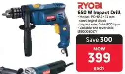 Makro Ryobi 650 W Impact Drill offer