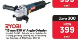 Makro Ryobi 850 W Angle Grinder offer