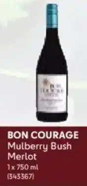 Makro Bon Courage Mulberry Bush Merlot offer