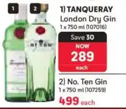 Makro Tanqueray London Dry Gin offer