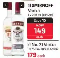 Makro Smirnoff Vodka offer