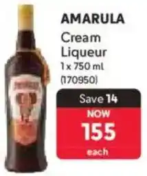 Makro Amarula Cream Liqueur offer