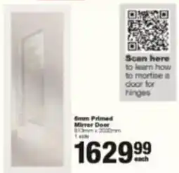 Build It Primed Mirror Door offer
