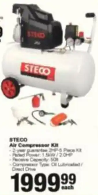 Build It Steco Air Compressor Kit offer