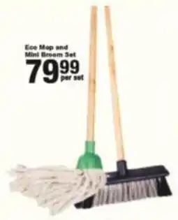 Build It Eco Mop and Mini Broom Set offer