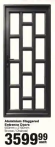 Build It Aluminium Staggered Entrance Doors offer