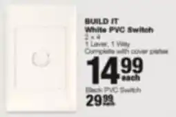 Build It Build it White PVC Switch offer