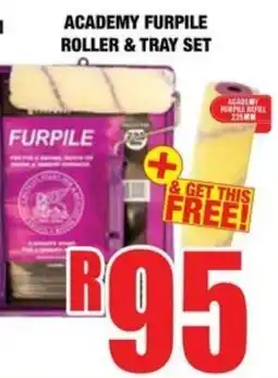 Boxer Build Academy furpile roller & tray set offer