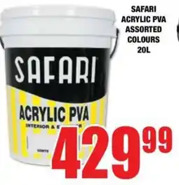 Boxer Build Safari acrylic pva assorted colours offer
