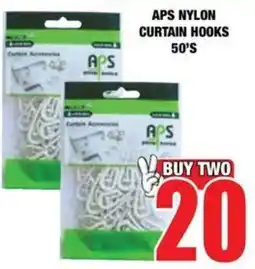 Boxer Build Aps nylon curtain hooks offer