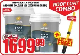 Boxer Build Medal acrylic roof coat assorted colours offer