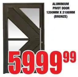 Boxer Build Aluminium pivot door offer