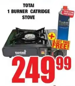 Boxer Build Totai 1 burner catridge stove offer