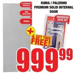 Boxer Build Roma/ palermo premium solid internal door offer