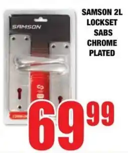 Boxer Build Samson 2l lockset sabs chrome plated offer