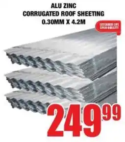 Boxer Build Alu zinc corrugated roof sheeting offer