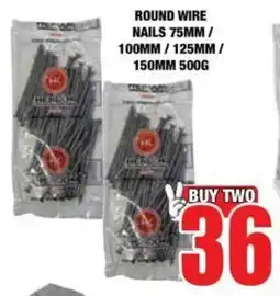 Boxer Build Round wire nails offer