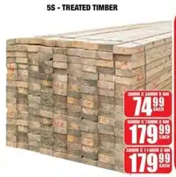 Boxer Build 5S-treated timber offer