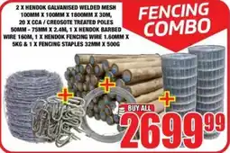 Boxer Build Fencing Combo offer