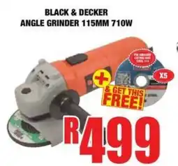 Boxer Build Black & decker angle grinder 710w offer