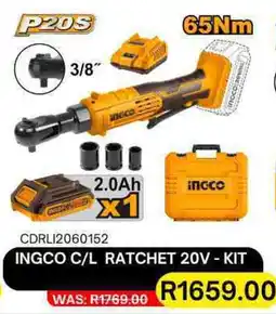 Legacy Industrial Supplies Ingco cordless ratchet 20v kit offer