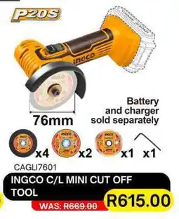 Legacy Industrial Supplies Ingco cordless mini cut off tool offer