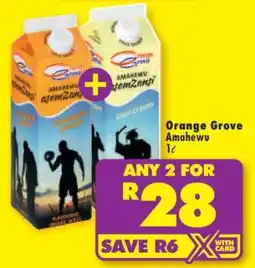 Shoprite Orange Grove Amahewu 1ℓ offer