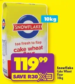 Shoprite Snowflake Cake Wheat Flour-10kg offer
