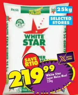 Shoprite White Star Super Maize Meal 25kg offer