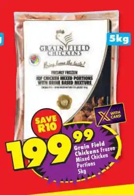 Shoprite GRAIN FIELD CHICKENS FROZEN MIXED CHICKEN PORTIONS 5kg offer