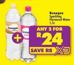 Shoprite BONAQUA SPARKLING FLAVOURED WATER 1,5ℓ offer