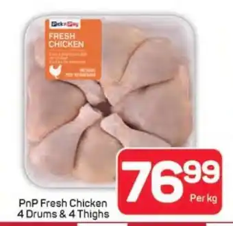 Pick n Pay Hypermarket PnP Fresh Chicken 4 Drums & 4 Thighs offer