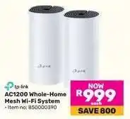 Game Tp-Link AC1200 Whole-home Mesh Wi-Fi System offer