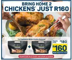Pick n Pay Hypermarket PnP Rotisserie Whole Chicken Assorted offer