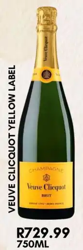 Prestons Veuve clicquot yellow label offer