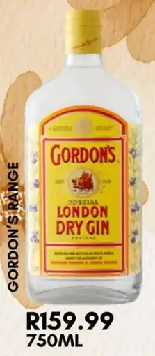 Prestons Gordon's Range offer